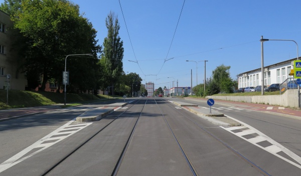 Rekonstrukce tramvajové trati na ulici Pavlovova v Ostravě