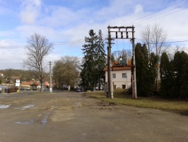 Původní podoba veřejného prostranství v místě nového autobusového terminálu